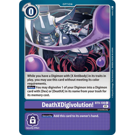 Digimon_TCG_BT9-106_DeathXDigivolution_Common_X_Record_Card_Game