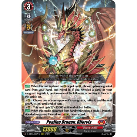 Vanguard_TCG_card_D-BT13_002ENEN_RRR_Pealing_Dragon_Bliorvis_Flight_of_Chakrabarthi