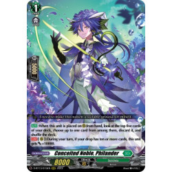 Vanguard_TCG_card_D-BT13_015ENEN_RRR_Conceited_Noble_Philander_Flight_of_Chakrabarthi