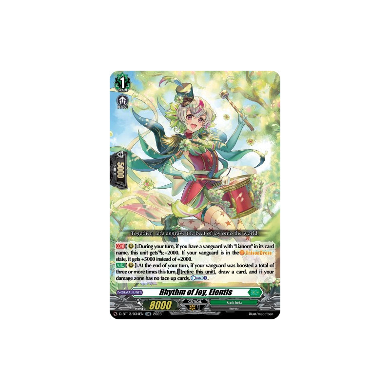 Vanguard_TCG_card_D-BT13_034ENEN_RR_Rhythm_of_Joy_Elentis_Flight_of_Chakrabarthi
