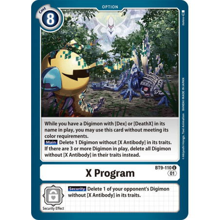 Digimon_TCG_BT9-110_X_Program_Uncommon_X_Record_Card_Game