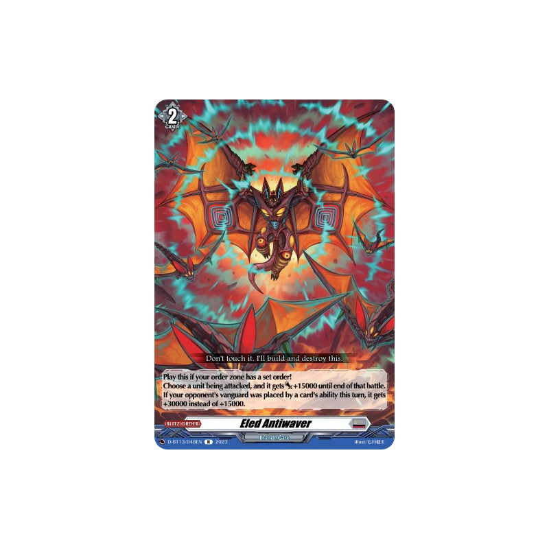 Vanguard_TCG_card_D-BT13_048ENEN_R_Eled_Antiwaver_Flight_of_Chakrabarthi