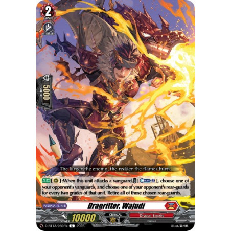 Vanguard_TCG_card_D-BT13_059ENEN_C_Dragritter_Wajudi_Flight_of_Chakrabarthi