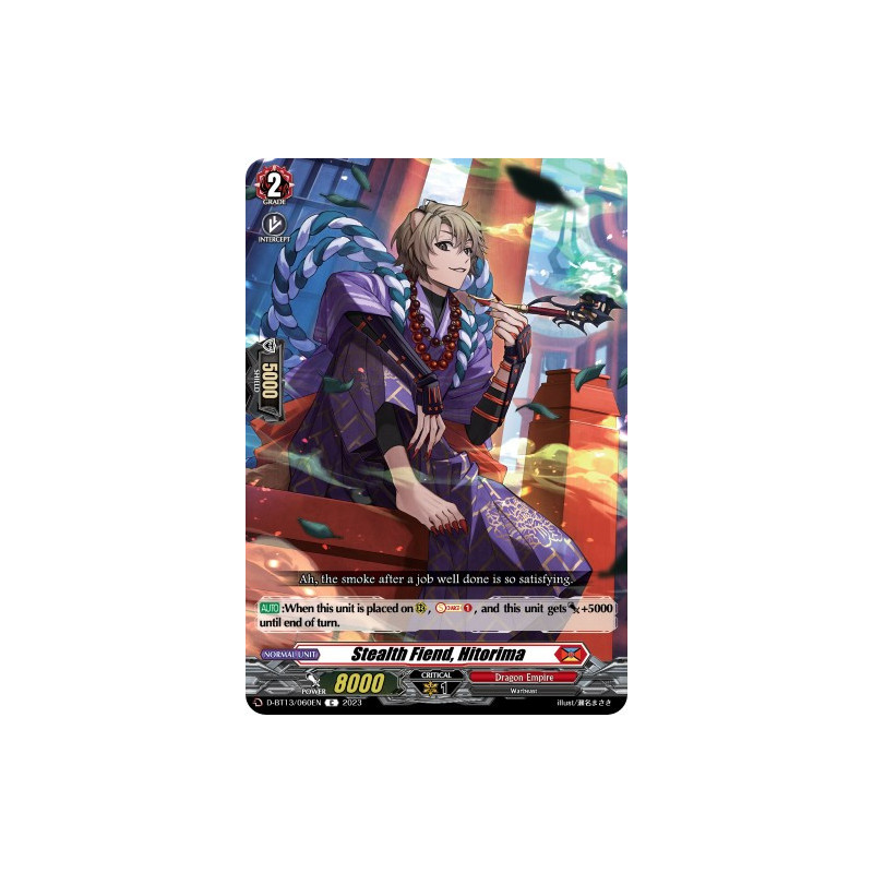 Vanguard_TCG_card_D-BT13_060ENEN_C_Stealth_Fiend_Hitorima_Flight_of_Chakrabarthi