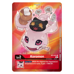 Digimon_TCG_BT9-001_AA_Koromon_Alternative_Art_X_Record_Card_Game