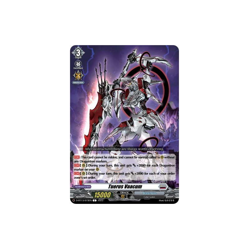 Vanguard_TCG_card_D-BT13_073ENEN_C_Tuerus_Vaacum_Flight_of_Chakrabarthi