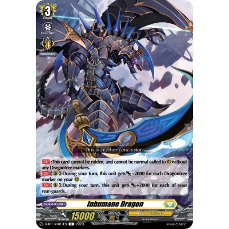 Vanguard_TCG_card_D-BT13_081ENEN_C_Inhumane_Dragon_Flight_of_Chakrabarthi
