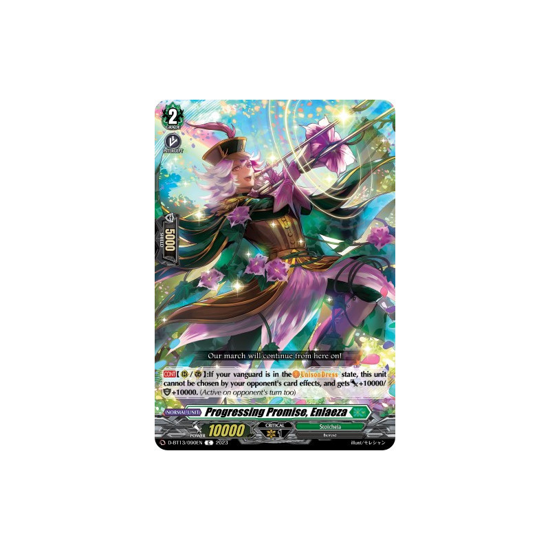 Vanguard_TCG_card_D-BT13_090ENEN_C_Progressing_Promise_Enlaeza_Flight_of_Chakrabarthi