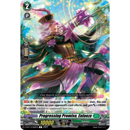 Vanguard_TCG_card_D-BT13_090ENEN_C_Progressing_Promise_Enlaeza_Flight_of_Chakrabarthi