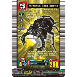 Vanguard_TCG_card_D-BT13_EX01ENEN_EX_Tarandus_Stag-beetle_Flight_of_Chakrabarthi