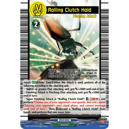 Vanguard_TCG_card_D-BT13_EX15ENEN_EX_Rolling_Clutch_Hold_Flight_of_Chakrabarthi