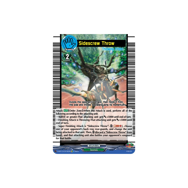 Vanguard_TCG_card_D-BT13_EX16ENEN_EX_Sidescrew_Throw_Flight_of_Chakrabarthi