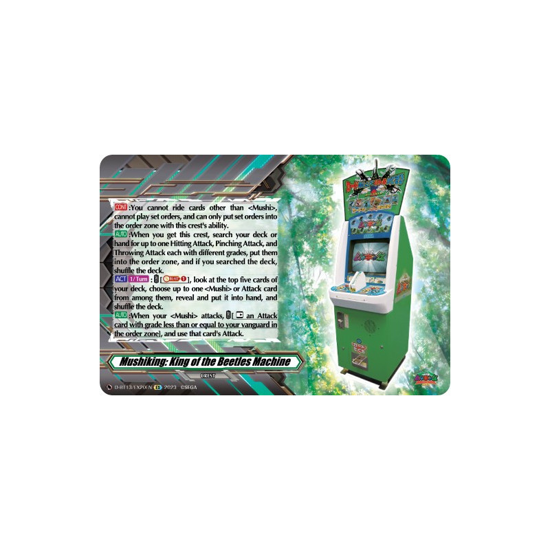 Vanguard_TCG_card_D-BT13_EX20ENEN_EX_Mushiking_King_of_the_Beetles_Machine_Flight_of_Chakrabarthi