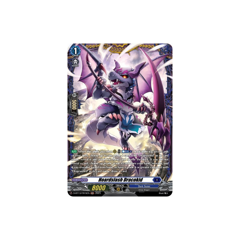 Vanguard_TCG_card_D-BT13_FR15ENEN_FR_Hoardslash_Dracokid_Flight_of_Chakrabarthi