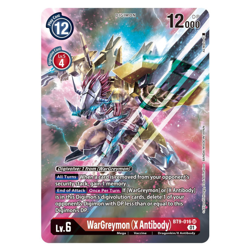 Digimon_TCG_BT9-016_AA_WarGreymon_(X_Antibody)_Alternative_Art_X_Record_Card_Game