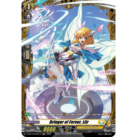Vanguard_TCG_card_D-BT13_FR31ENEN_FR_Bringer_of_Fervor_Liir_Flight_of_Chakrabarthi