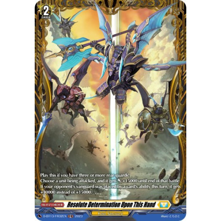 Vanguard_TCG_card_D-BT13_FR32ENEN_FR_Resolute_Determination_Upon_This_Hand_Flight_of_Chakrabarthi