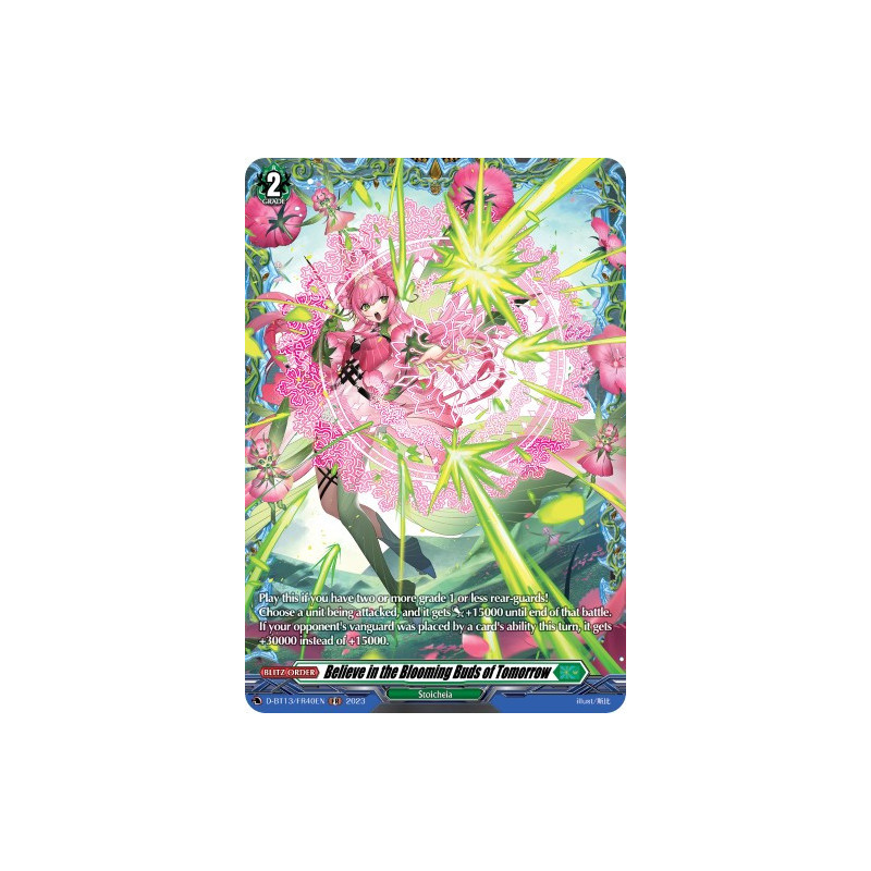 Vanguard_TCG_card_D-BT13_FR40ENEN_FR_Believe_in_the_Blooming_Buds_of_Tomorrow_Flight_of_Chakrabarthi