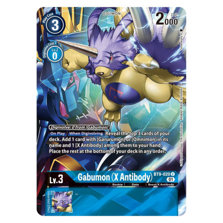 Digimon_TCG_BT9-020_AA_Gabumon_(X_Antibody)_Alternative_Art_X_Record_Card_Game