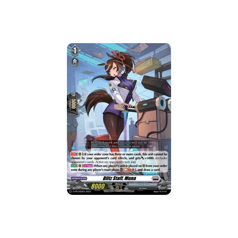Vanguard_TCG_card_D-PR_293ENEN_PR_Blitz_Staff_Muna_Flight_of_Chakrabarthi
