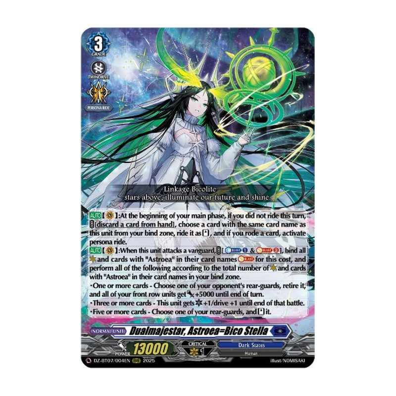 Vanguard_TCG_card_DZ-BT07_004EN_RRR_Dualmajestar_AstroeaBico_Stella_Moon_Fangs_Cerulean_Blaze