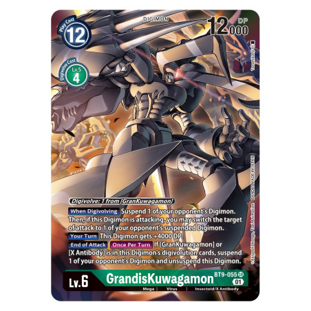 Digimon_TCG_BT9-055_AA_GrandisKuwagamon_Alternative_Art_X_Record_Card_Game