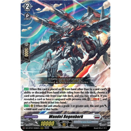 Vanguard_TCG_card_DZ-BT07_008EN_RRR_Wandel_Regenbork_Moon_Fangs_Cerulean_Blaze