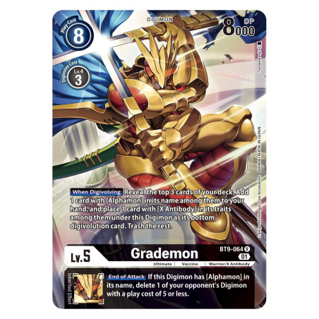 Digimon_TCG_BT9-064_AA_Grademon_Alternative_Art_X_Record_Card_Game