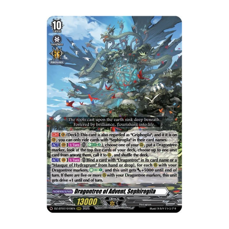 Vanguard_TCG_card_DZ-BT07_019EN_RRR_Dragontree_of_Advent_Sephirogila_Moon_Fangs_Cerulean_Blaze