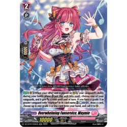 Vanguard_TCG_card_DZ-BT07_050EN_RR_Overwhelming_Fanservice_Waymie_Moon_Fangs_Cerulean_Blaze