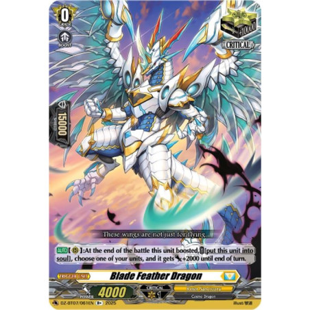 Vanguard_TCG_card_DZ-BT07_061EN_R+_Blade_Feather_Dragon_Moon_Fangs_Cerulean_Blaze