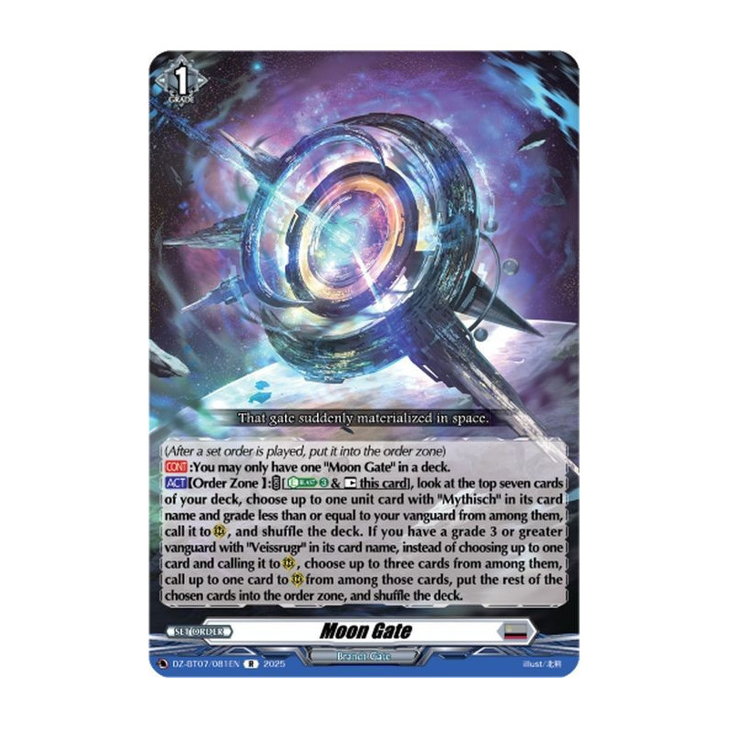 Vanguard_TCG_card_DZ-BT07_081EN_R_Moon_Gate_Moon_Fangs_Cerulean_Blaze