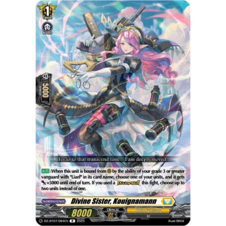 Vanguard_TCG_card_DZ-BT07_084EN_R_Divine_Sister_Kouignamann_Moon_Fangs_Cerulean_Blaze