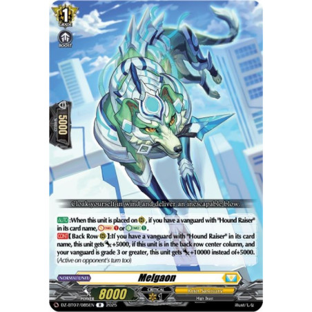 Vanguard_TCG_card_DZ-BT07_085EN_R_Melgaon_Moon_Fangs_Cerulean_Blaze