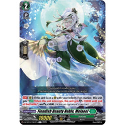 Vanguard_TCG_card_DZ-BT07_087EN_R_Fiendish_Beauty_Noble_Melaoel_Moon_Fangs_Cerulean_Blaze