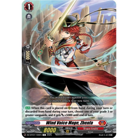 Vanguard_TCG_card_DZ-BT07_100EN_C_Wind_Voice_Mage_Zhenfa_Moon_Fangs_Cerulean_Blaze