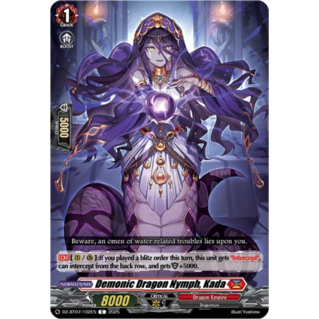 Vanguard_TCG_card_DZ-BT07_102EN_C_Demonic_Dragon_Nymph_Kada_Moon_Fangs_Cerulean_Blaze