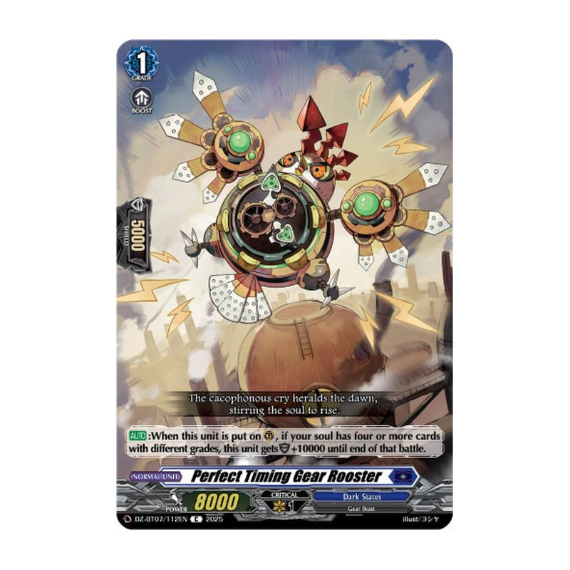 Vanguard_TCG_card_DZ-BT07_112EN_C_Perfect_Timing_Gear_Rooster_Moon_Fangs_Cerulean_Blaze
