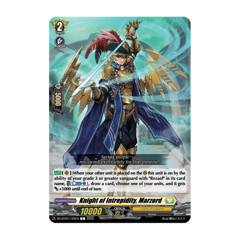 Vanguard_TCG_card_DZ-BT07_125EN_C_Knight_of_Intrepidity_Marzord_Moon_Fangs_Cerulean_Blaze