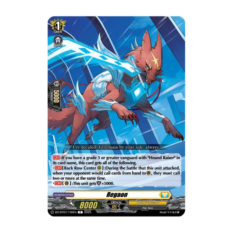 Vanguard_TCG_card_DZ-BT07_130EN_C_Regaon_Moon_Fangs_Cerulean_Blaze