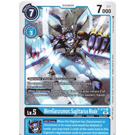 Digimon_TCG_BT9_P-073_WereGarurumon _Sagittarius_ModePromo_X_Record_Card_Game