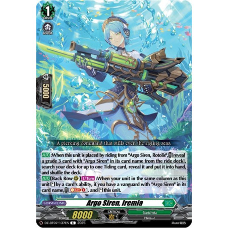 Vanguard_TCG_card_DZ-BT07_137EN_C_Argo_Siren_Iremia_Moon_Fangs_Cerulean_Blaze