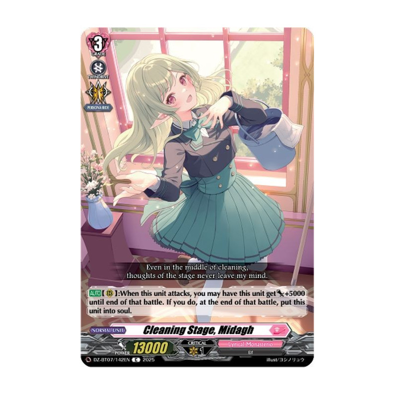 Vanguard_TCG_card_DZ-BT07_142EN_C_Cleaning_Stage_Midagh_Moon_Fangs_Cerulean_Blaze