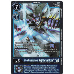 Digimon_TCG_BT9_P-073_F_WereGarurumon _Sagittarius_ModePromo_Foil_X_Record_Card_Game