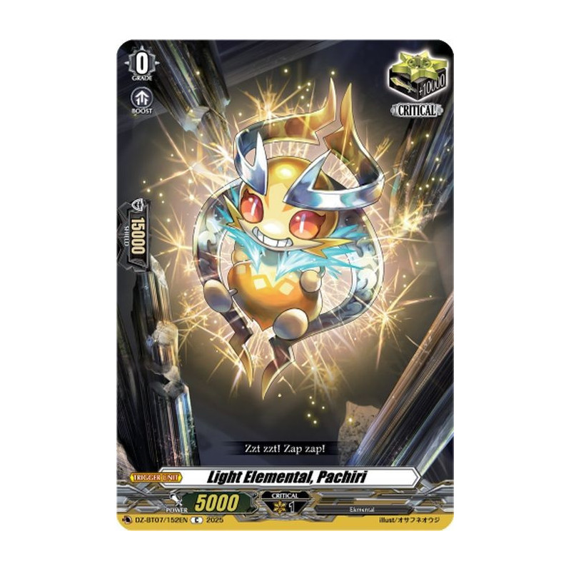 Vanguard_TCG_card_DZ-BT07_152EN_C_Light_Elemental_Pachiri_Moon_Fangs_Cerulean_Blaze