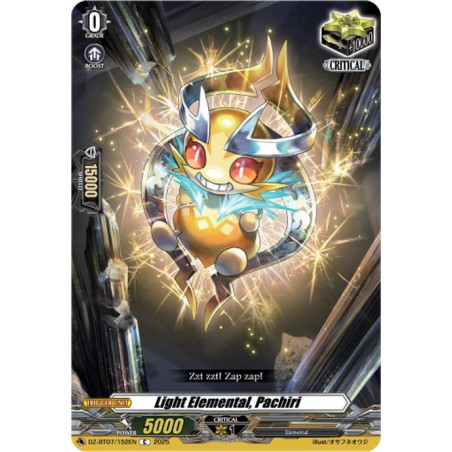 Vanguard_TCG_card_DZ-BT07_152EN_C_Light_Elemental_Pachiri_Moon_Fangs_Cerulean_Blaze