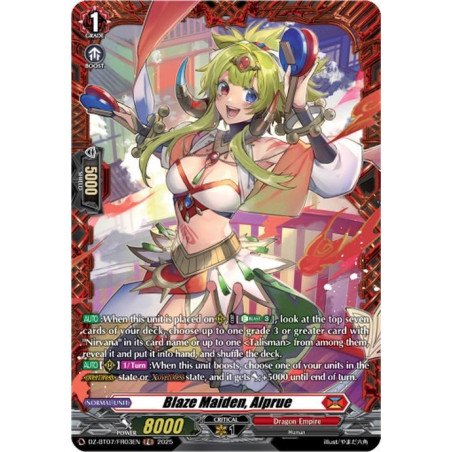Vanguard_TCG_card_DZ-BT07_FR03EN_FR_Blaze_Maiden_Alprue_Moon_Fangs_Cerulean_Blaze