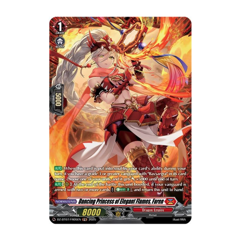 Vanguard_TCG_card_DZ-BT07_FR05EN_FR_Dancing_Princess_of_Elegant_Flames_Faren_Moon_Fangs_Cerulean_Blaze
