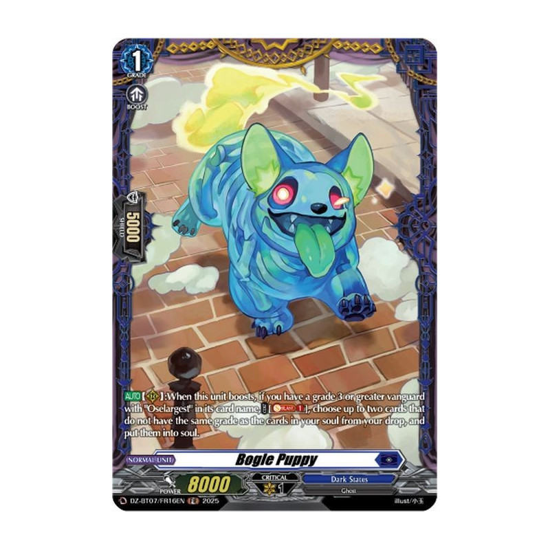 Vanguard_TCG_card_DZ-BT07_FR16EN_FR_Bogle_Puppy_Moon_Fangs_Cerulean_Blaze