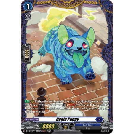 Vanguard_TCG_card_DZ-BT07_FR16EN_FR_Bogle_Puppy_Moon_Fangs_Cerulean_Blaze
